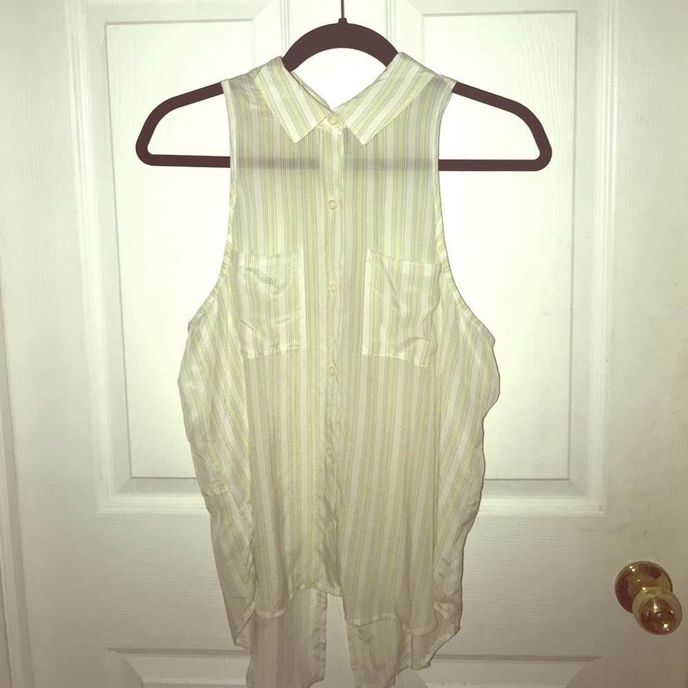 Victoria’s Secret sleeveless blouse with tails